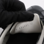Chanel Coco Mark Leather Sneakers in Black G34085, Size EU 37