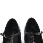 Chanel Coco Mark Matelassé Pump Heels in Black G30981, Size EU 36.5 C