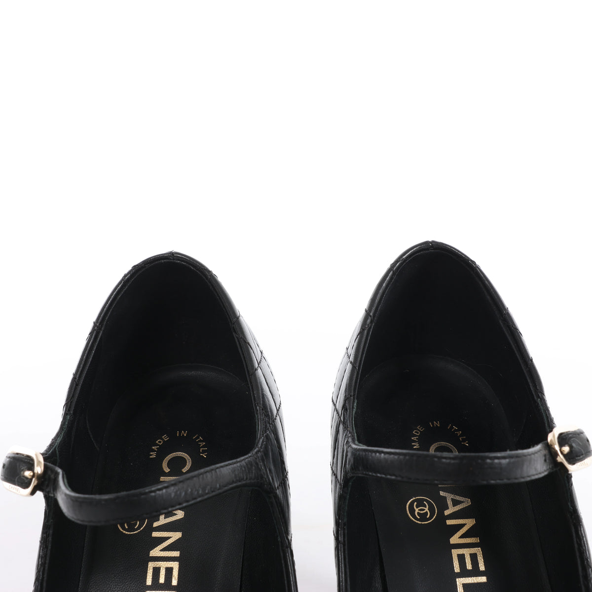 Chanel Coco Mark Matelassé Pump Heels in Black G30981, Size EU 36.5 C