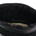 Chanel Coco Mark Matelasse Leather & Suede Ankle Boots in Black G29476, Size EU 39