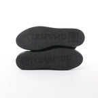 Chanel Coco Mark Matelasse Suede 2WAY Fur Mouton Boots in Black IG26557, Size 38 EU