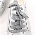 Chanel Coco Mark Rubber Sneakers in Silver G32719, Size 38 EU