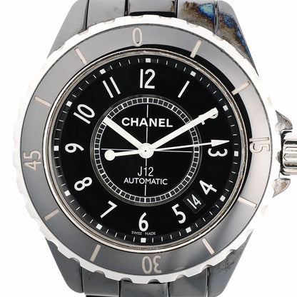 Chanel J12 H0685 CE×SS AT Watch with Black Dial