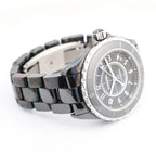 Chanel J12 H0685 CE×SS AT Watch with Black Dial