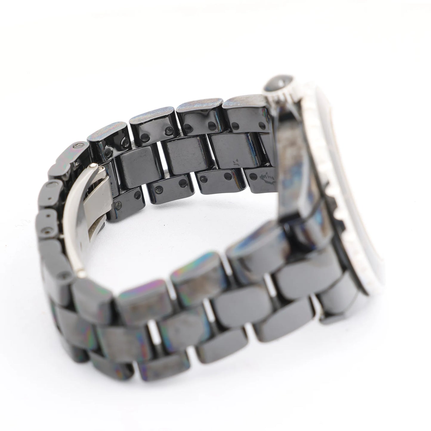 Chanel J12 H0685 CE×SS AT Watch with Black Dial