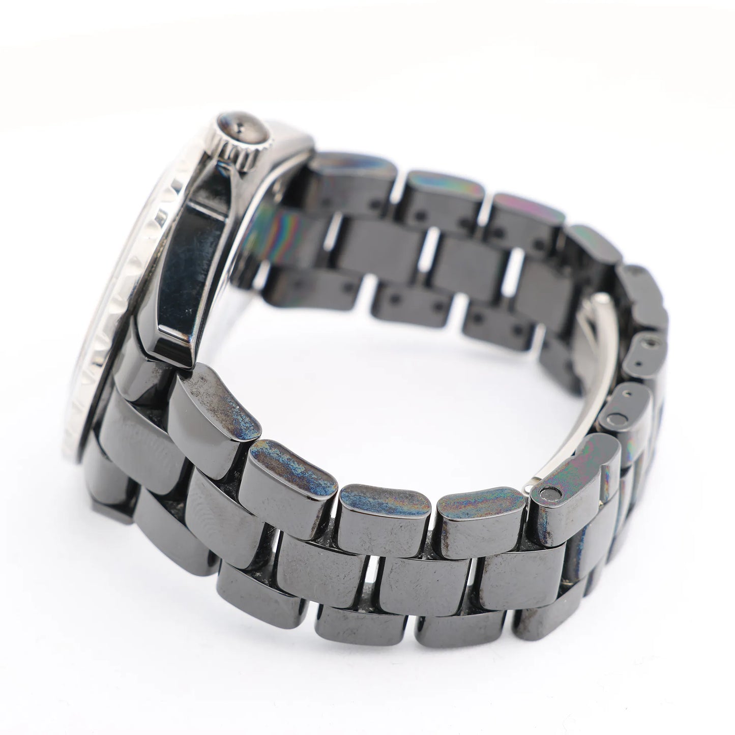 Chanel J12 H0685 CE×SS AT Watch with Black Dial