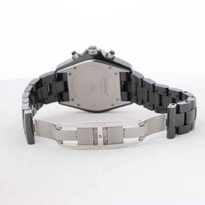 Chanel J12 H1009 IG17972 SS×CE AT Uhr mit schwarzem Zifferblatt