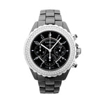 Chanel J12 H1009 I.G.17972 SS×CE AT Black Dial Watch