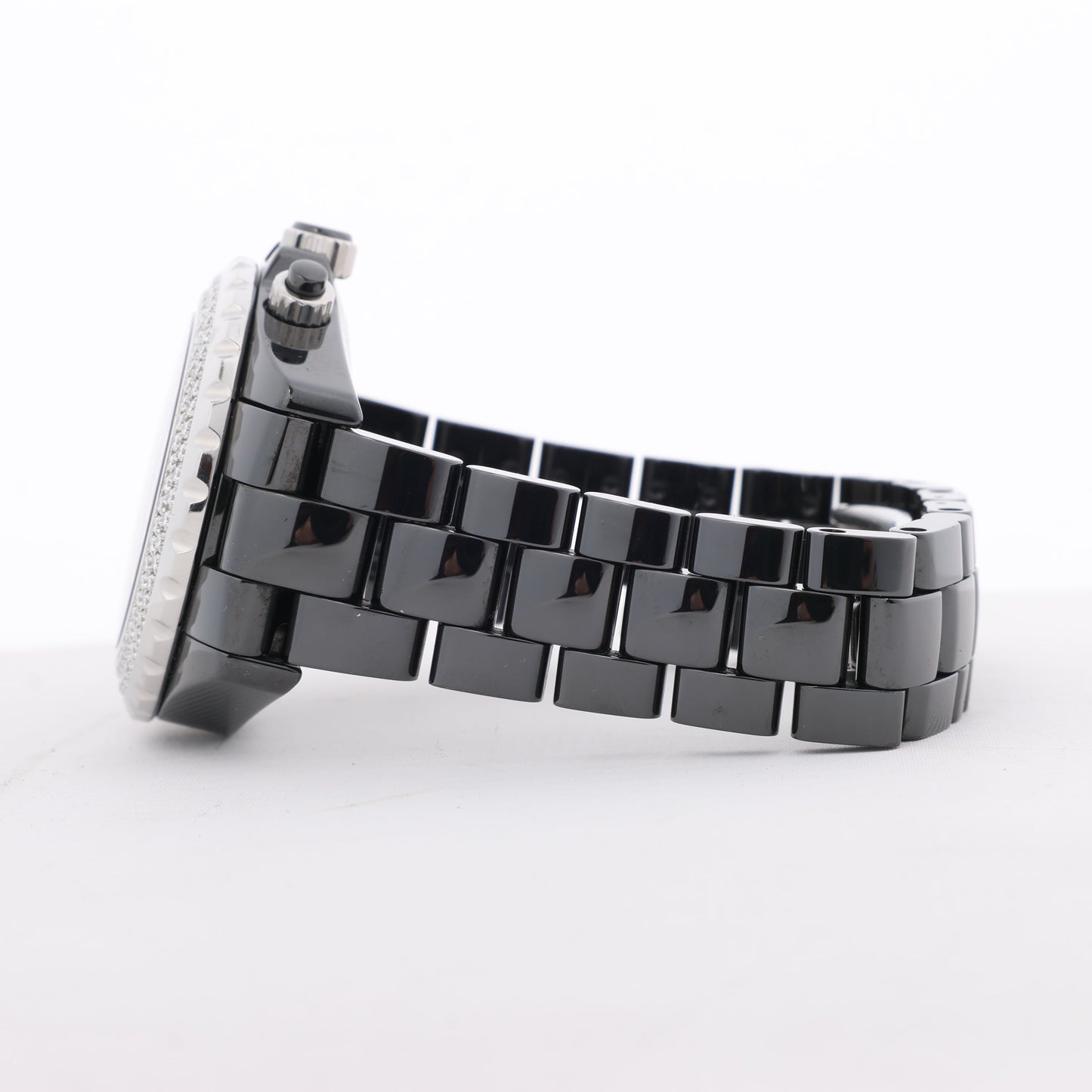 Chanel J12 H1009 I.G.17972 SS×CE AT Black Dial Watch