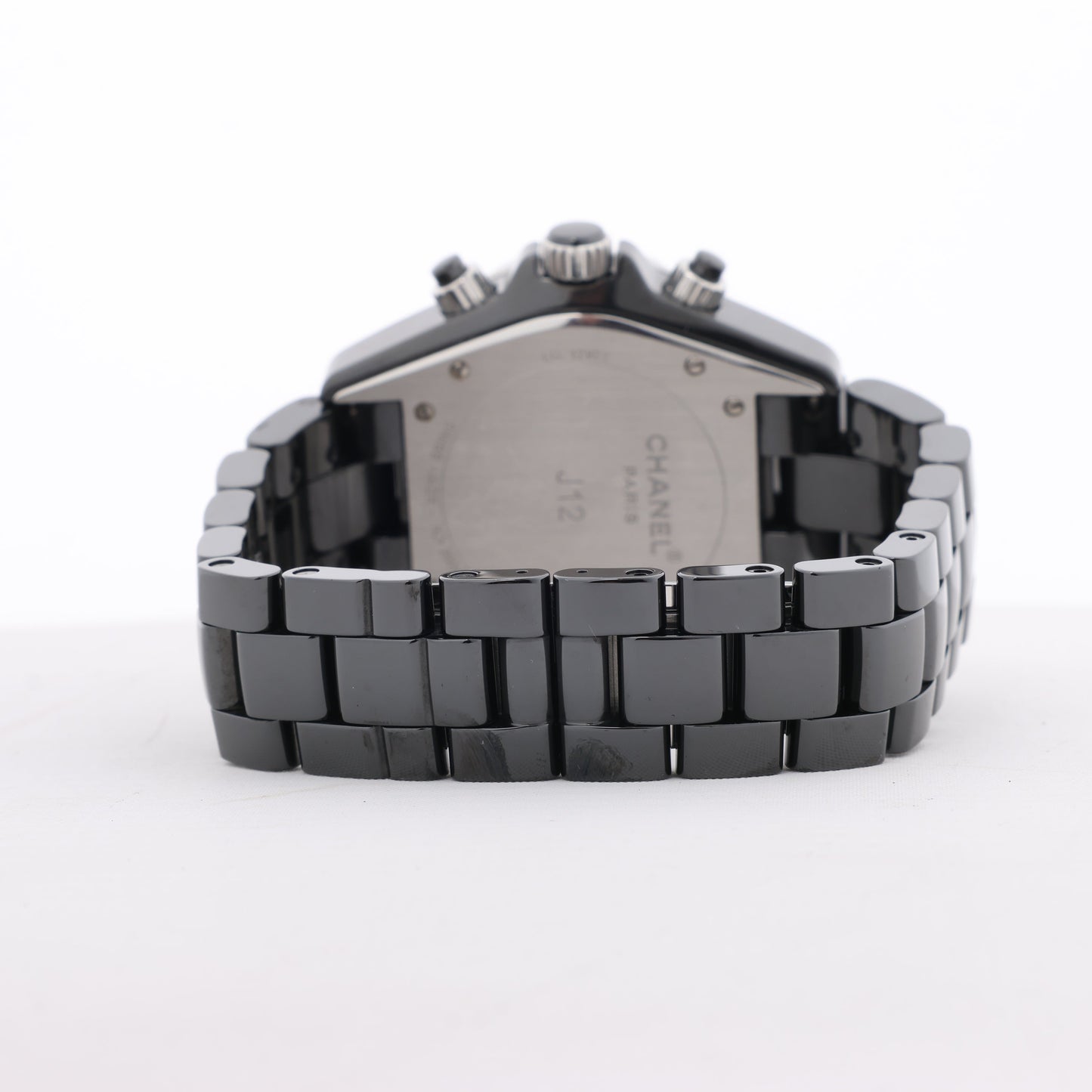 Chanel J12 H1009 I.G.17972 SS×CE AT Black Dial Watch