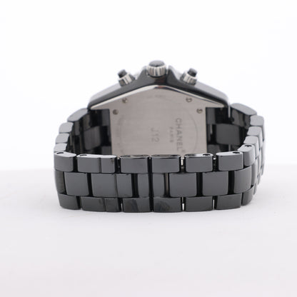 Chanel J12 H1009 I.G.17972 SS×CE AT Black Dial Watch
