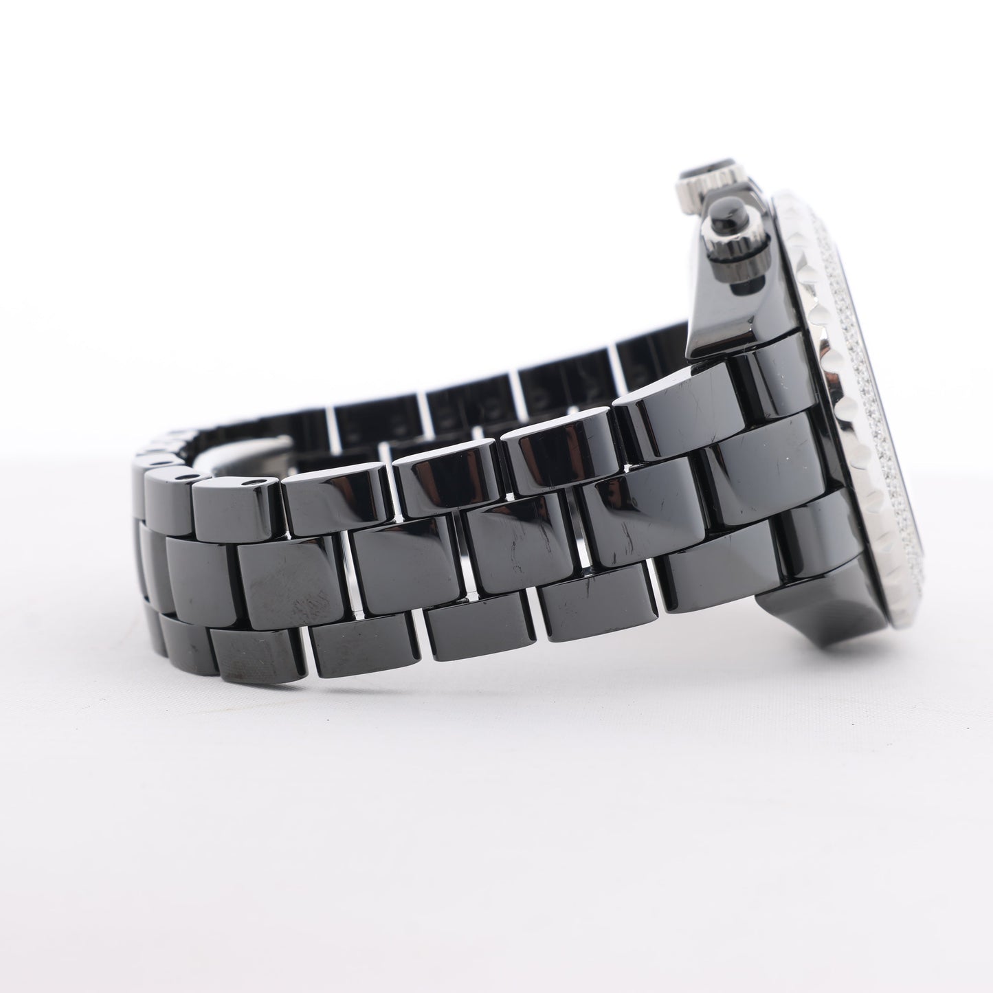 Chanel J12 H1009 I.G.17972 SS×CE AT Black Dial Watch