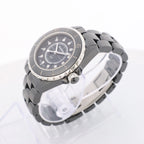 Chanel J12 H1625 JS.21364 CE×SS Quartz Watch with Black Dial