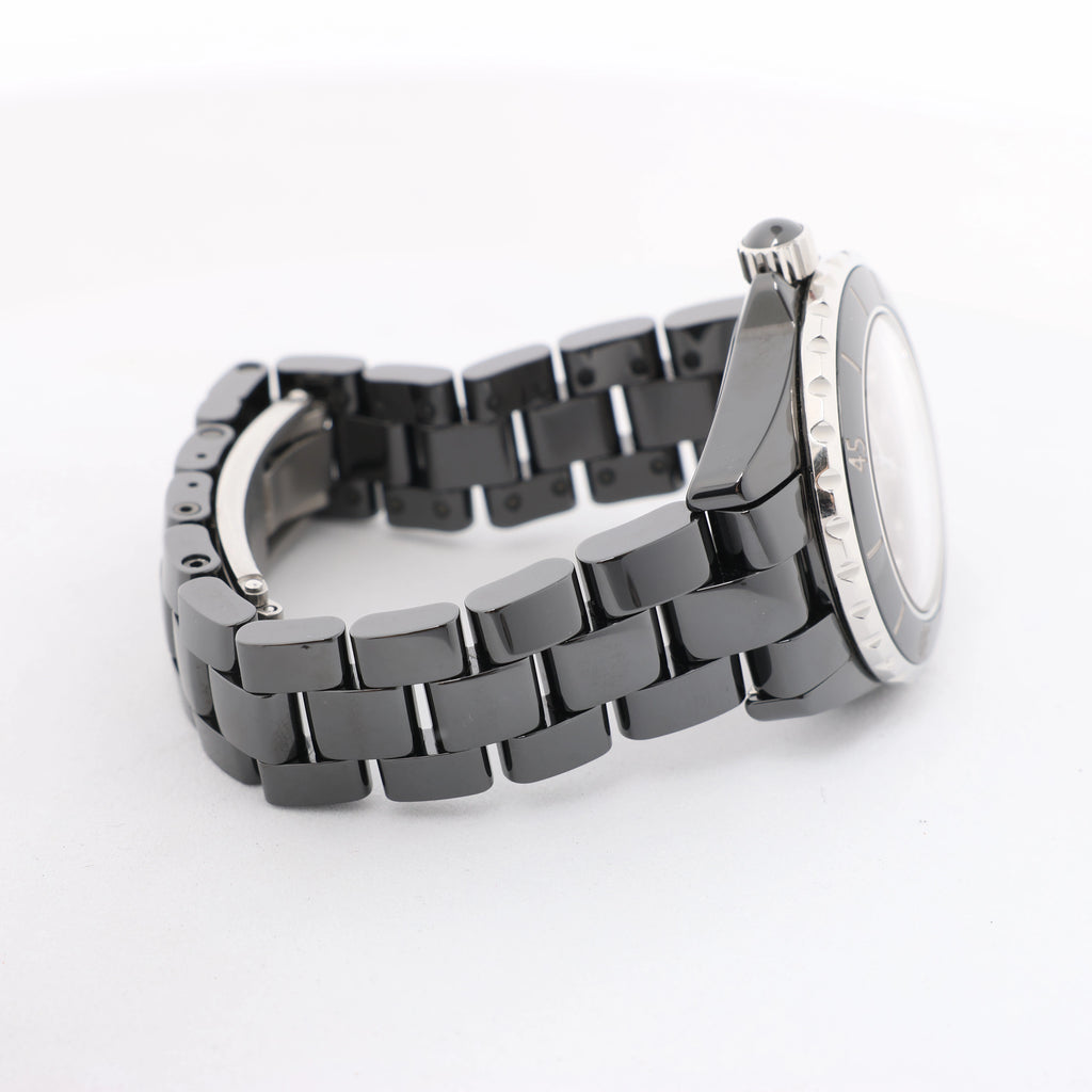 Chanel J12 H1625 JS.21364 CE×SS Quartz Watch with Black Dial