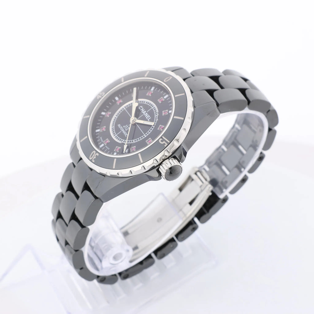 Chanel J12 H1635 I.G.21132 CE×SS AT Watch with Black Dial