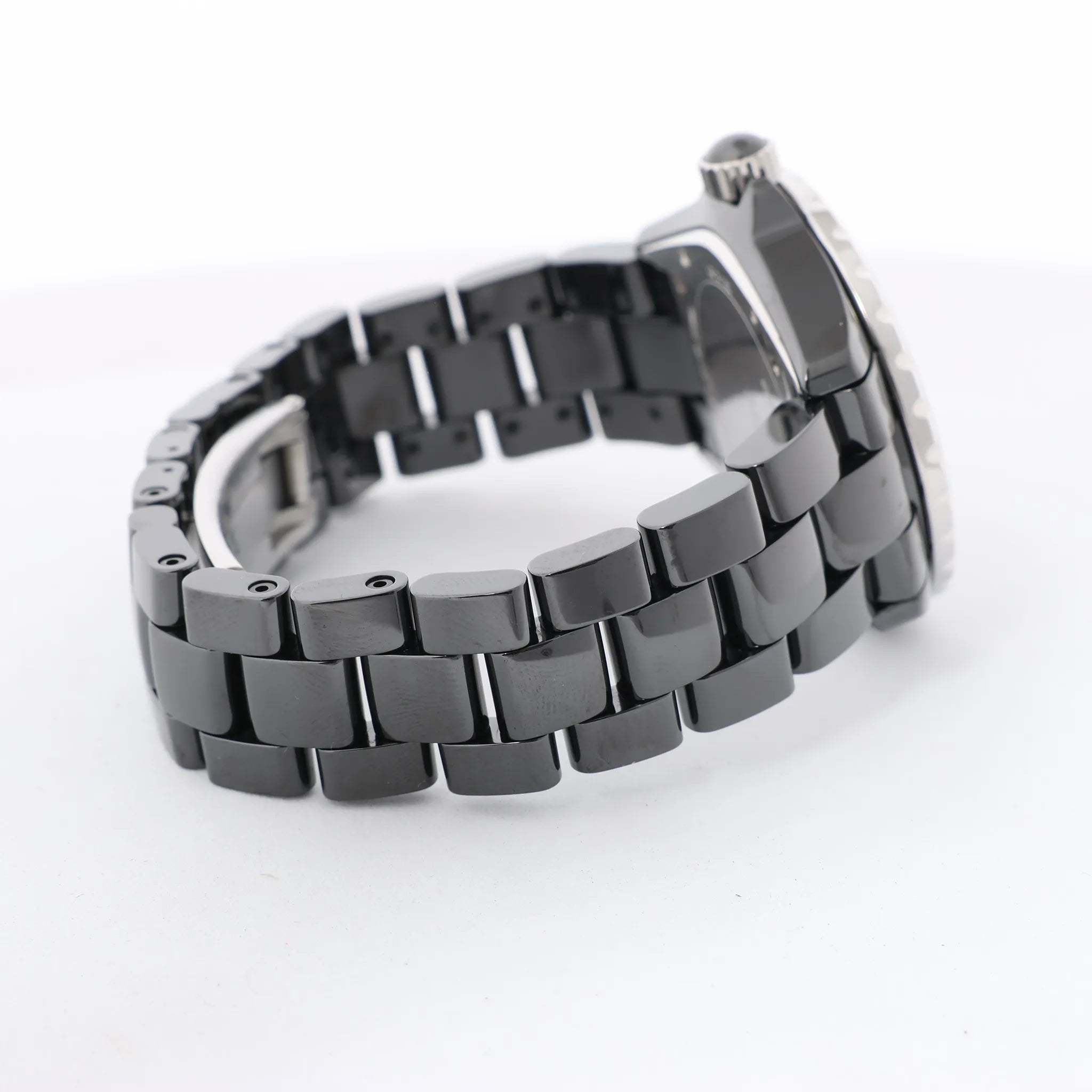 Chanel J12 H1635 I.G.21132 CE×SS AT Watch with Black Dial