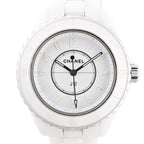 Chanel J12 Phantom H6345 LBH10560 CE×SS QZ White Dial Watch