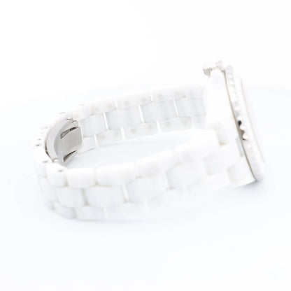 Chanel J12 Phantom H6345 LBH10560 CE×SS QZ White Dial Watch