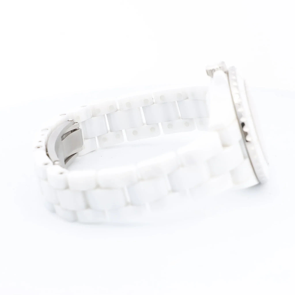 Chanel J12 Phantom H6345 LBH10560 CE×SS QZ White Dial Watch