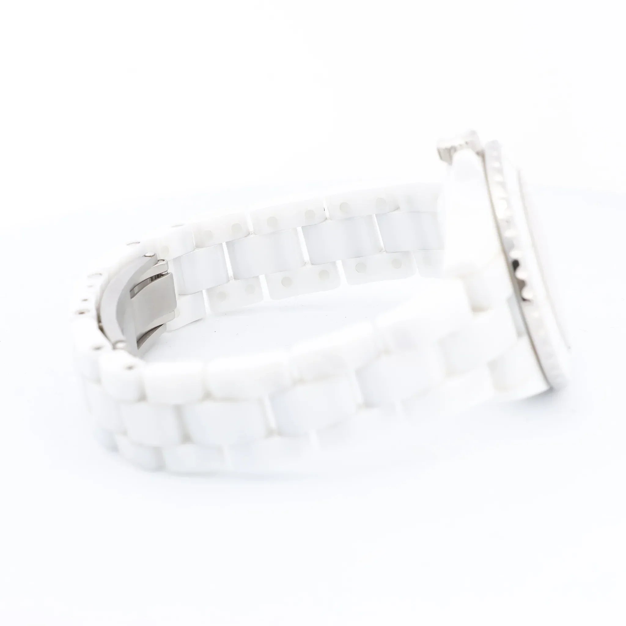 Chanel J12 Phantom H6345 LBH10560 CE×SS QZ White Dial Watch