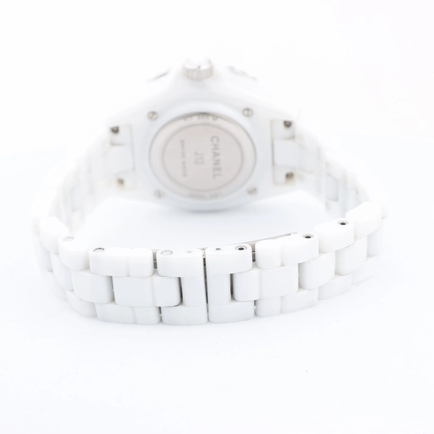 Chanel J12 Phantom H6345 LBH10560 CE×SS QZ White Dial Watch