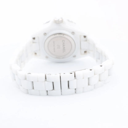Chanel J12 Phantom H6345 LBH10560 CE×SS QZ White Dial Watch