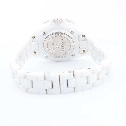 Chanel J12 Phantom H6345 LBH10560 CE×SS QZ White Dial Watch