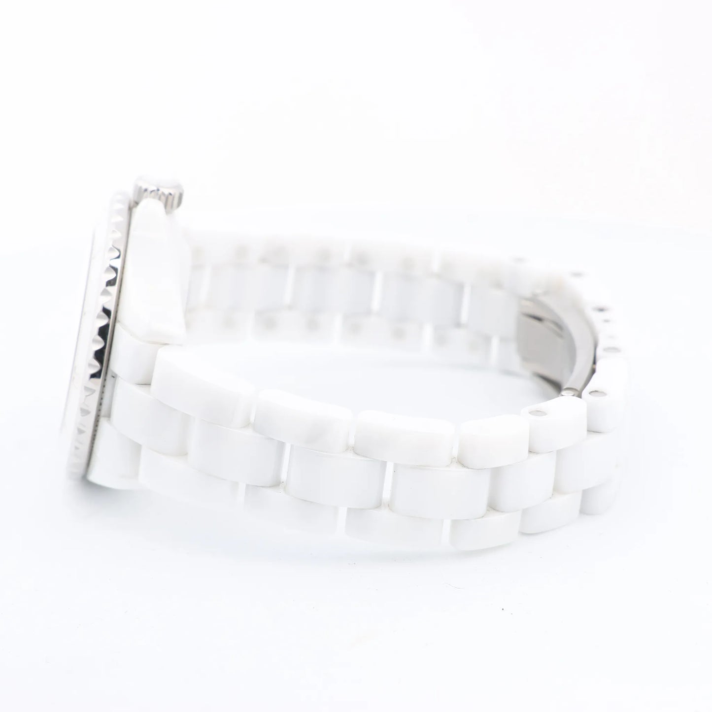 Chanel J12 Phantom H6345 LBH10560 CE×SS QZ White Dial Watch