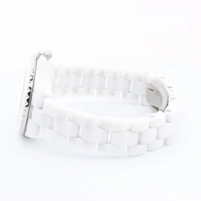 Chanel J12 Phantom H6345 LBH10560 CE×SS QZ White Dial Watch