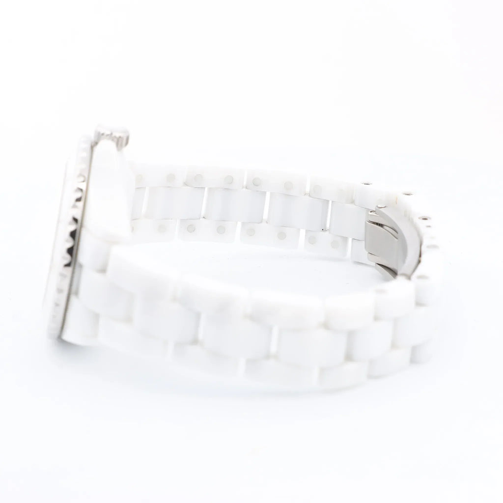 Chanel J12 Phantom H6345 LBH10560 CE×SS QZ White Dial Watch