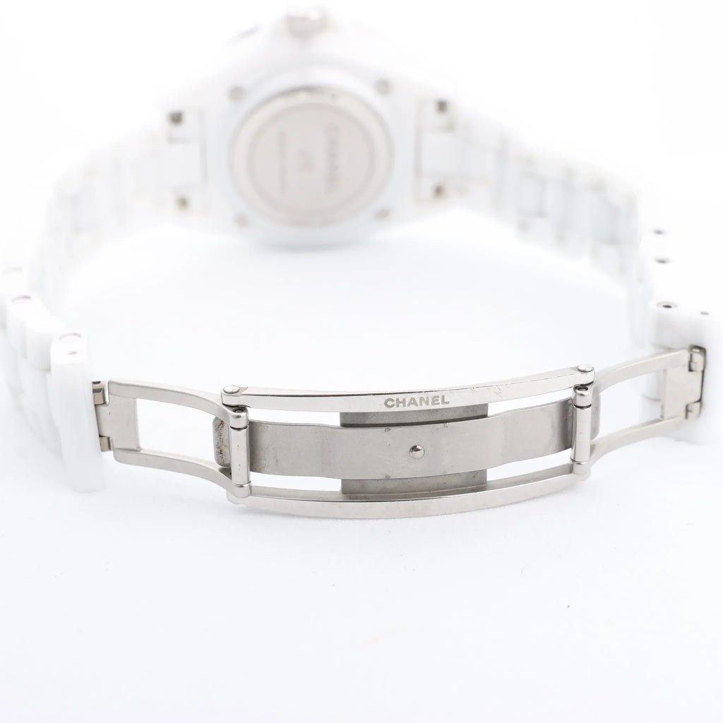 Chanel J12 Phantom H6345 LBH10560 CE×SS QZ White Dial Watch