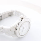 Chanel J12 Phantom H6345 LBH10560 CE×SS QZ White Dial Watch