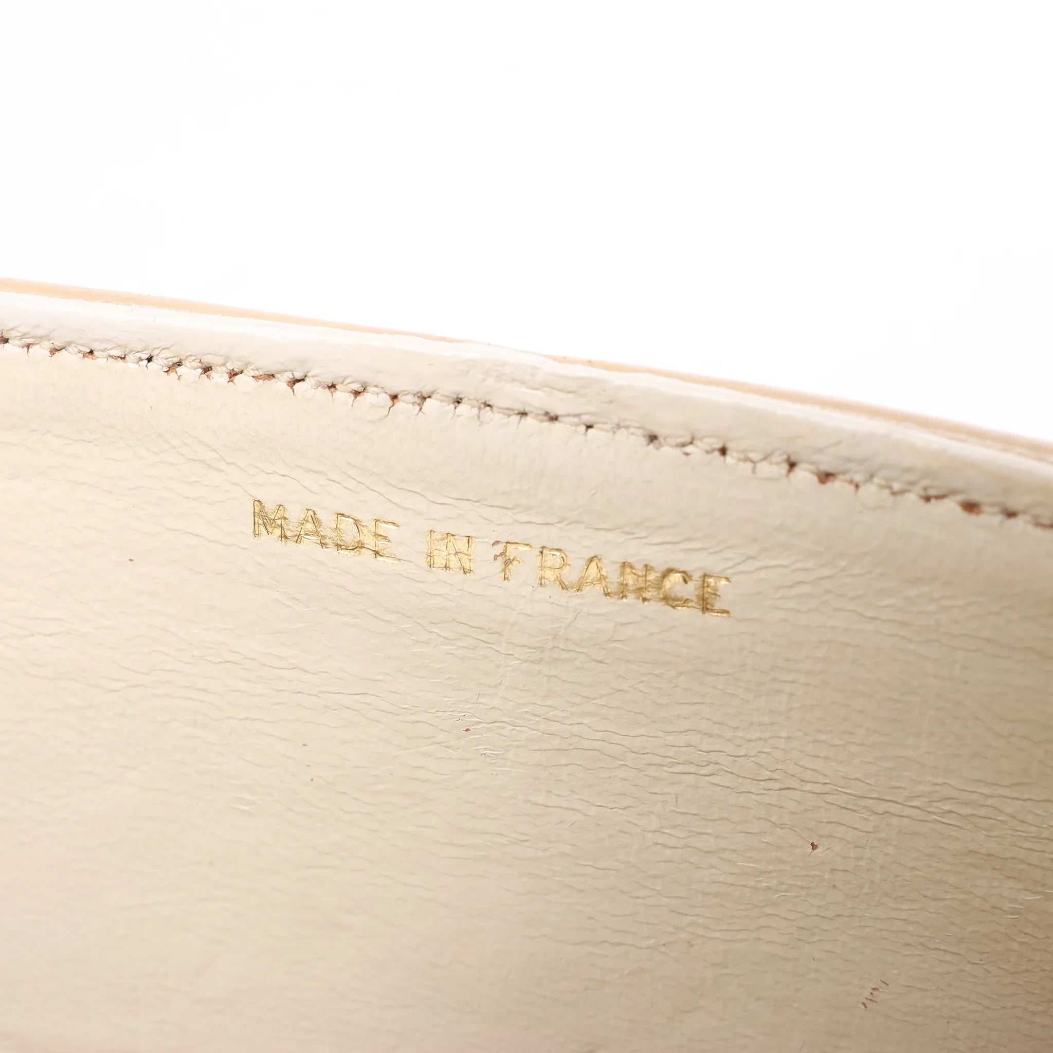 Chanel Classic Matelasse 25 Leather Double Flap Chain Crossbody Bag in Beige