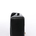 Bolso de hombro Chanel Gabrielle Doo Vintage con cadena de becerro y detalles metálicos en azul, dorado y plateado 27113839