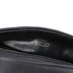 Chanel Vintage Classic Matelasse Leather Belt Bag in Black