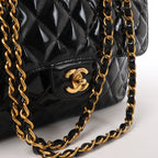 Bolso de hombro Chanel Chevron de piel en beige 1881694