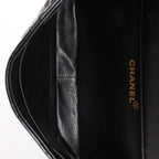 Bolso de hombro Chanel Chevron de piel en beige 1881694