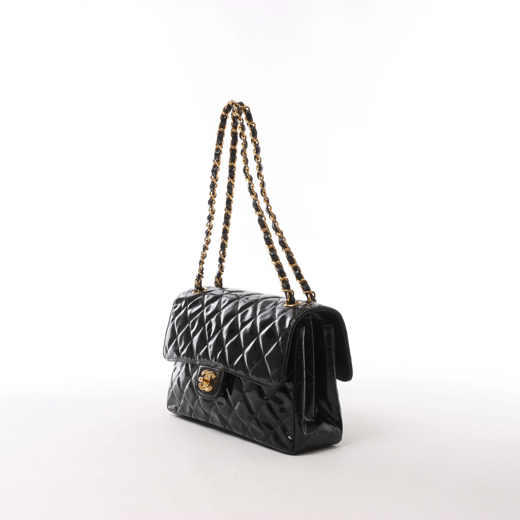 Bolso de hombro Chanel Chevron de piel en beige 1881694