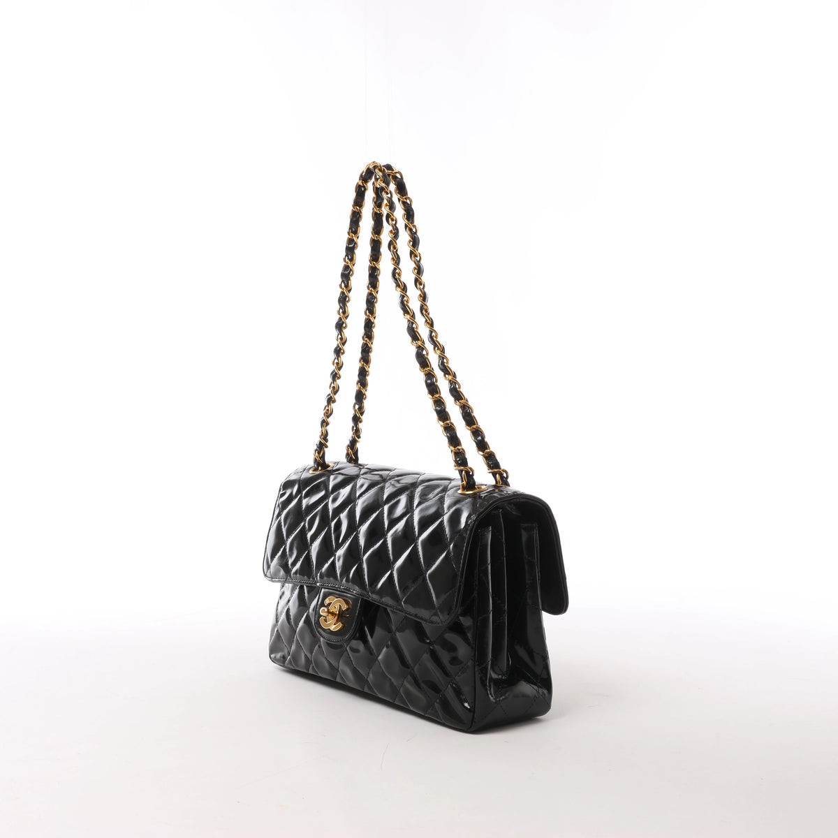 Bolso de hombro Chanel Chevron de piel en beige 1881694