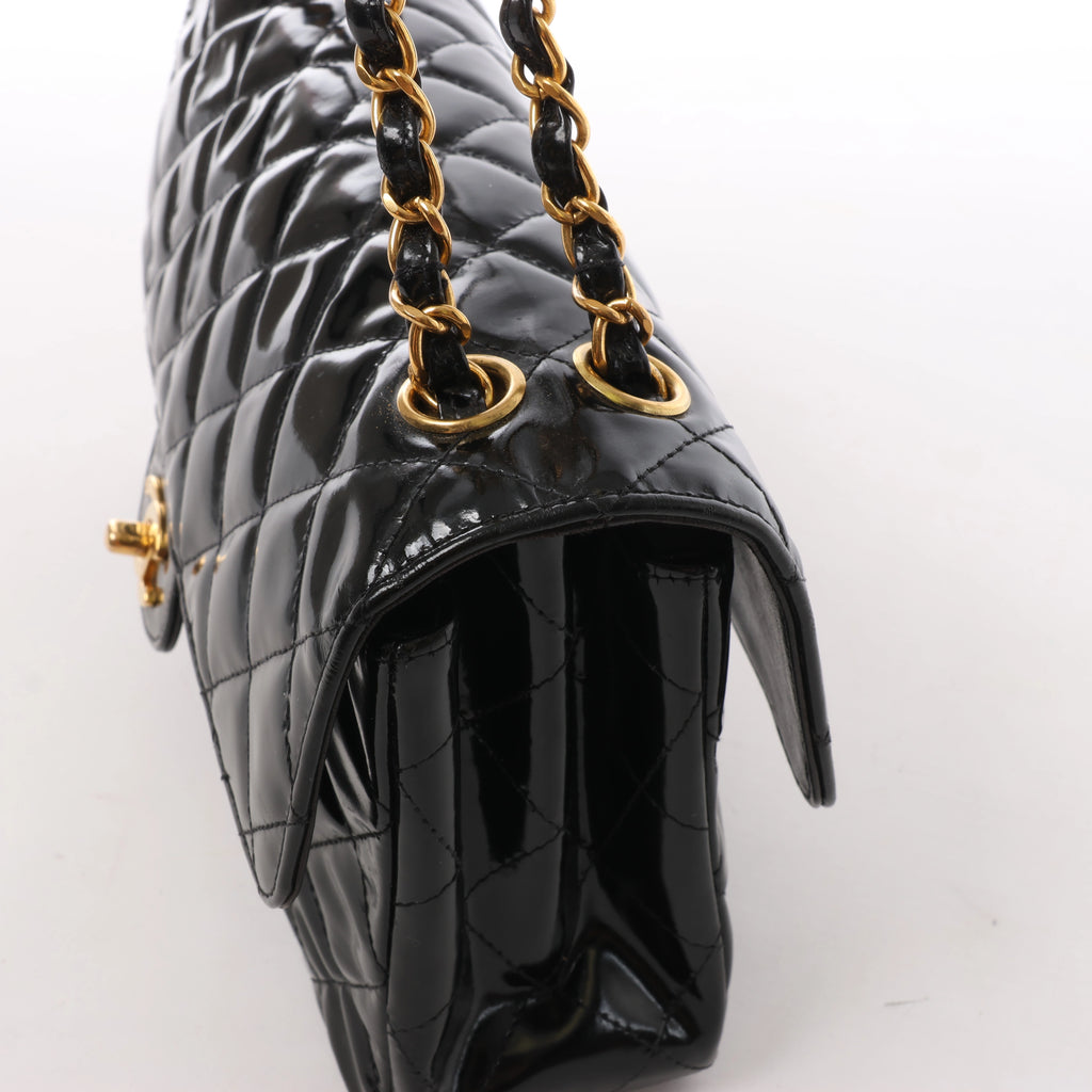 Bolso de hombro Chanel Chevron de piel en beige 1881694