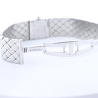 Chanel Matelasse H0009 Y.H.89889 SS QZ Watch with Black Dial