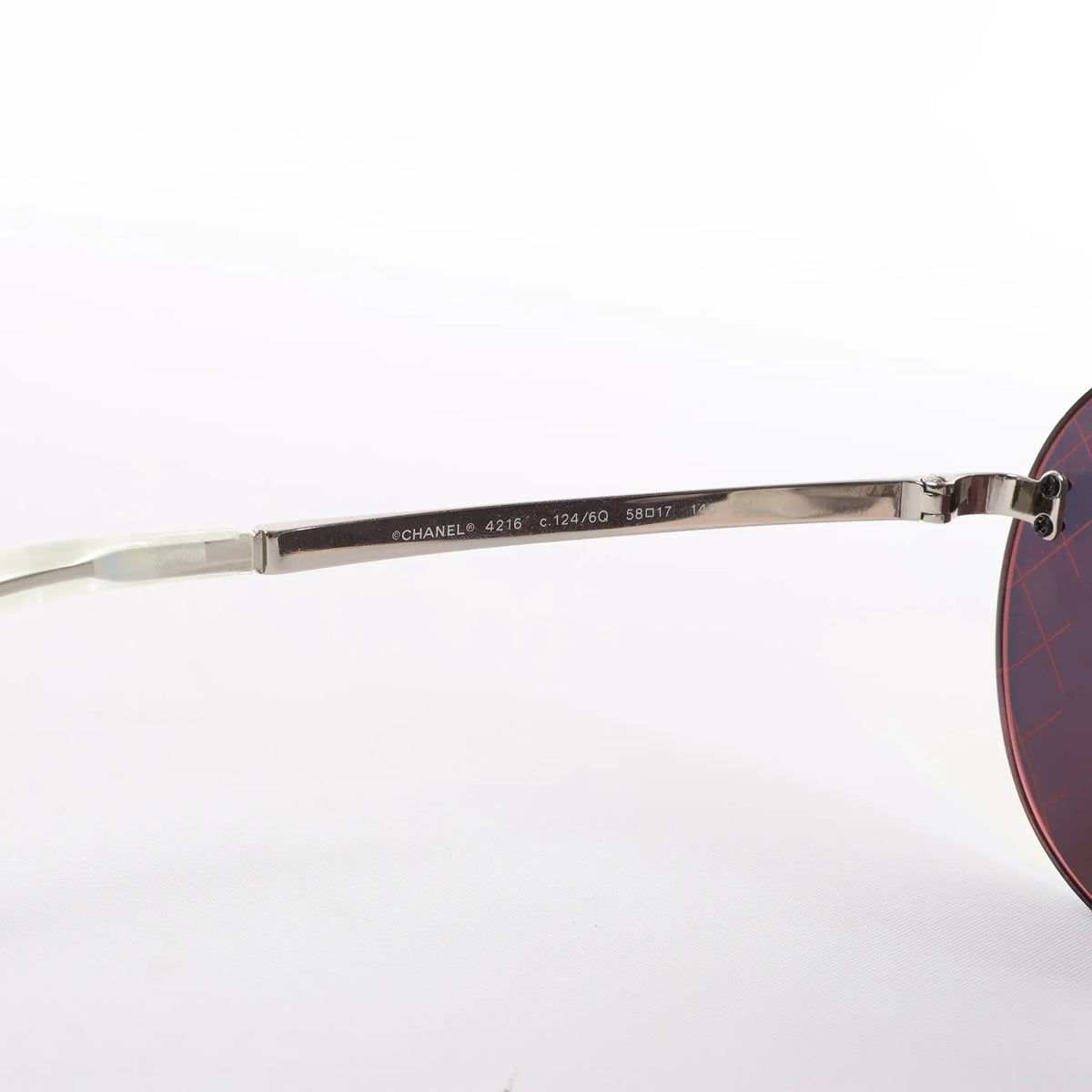 Chanel Mirrored Sunglasses in Red CH4216