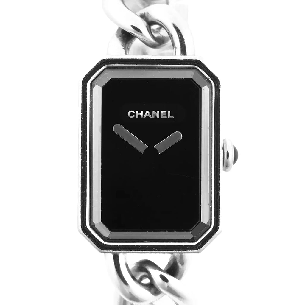 Chanel Premiere H3248 NQG70395 SS QZ Watch with Black Dial