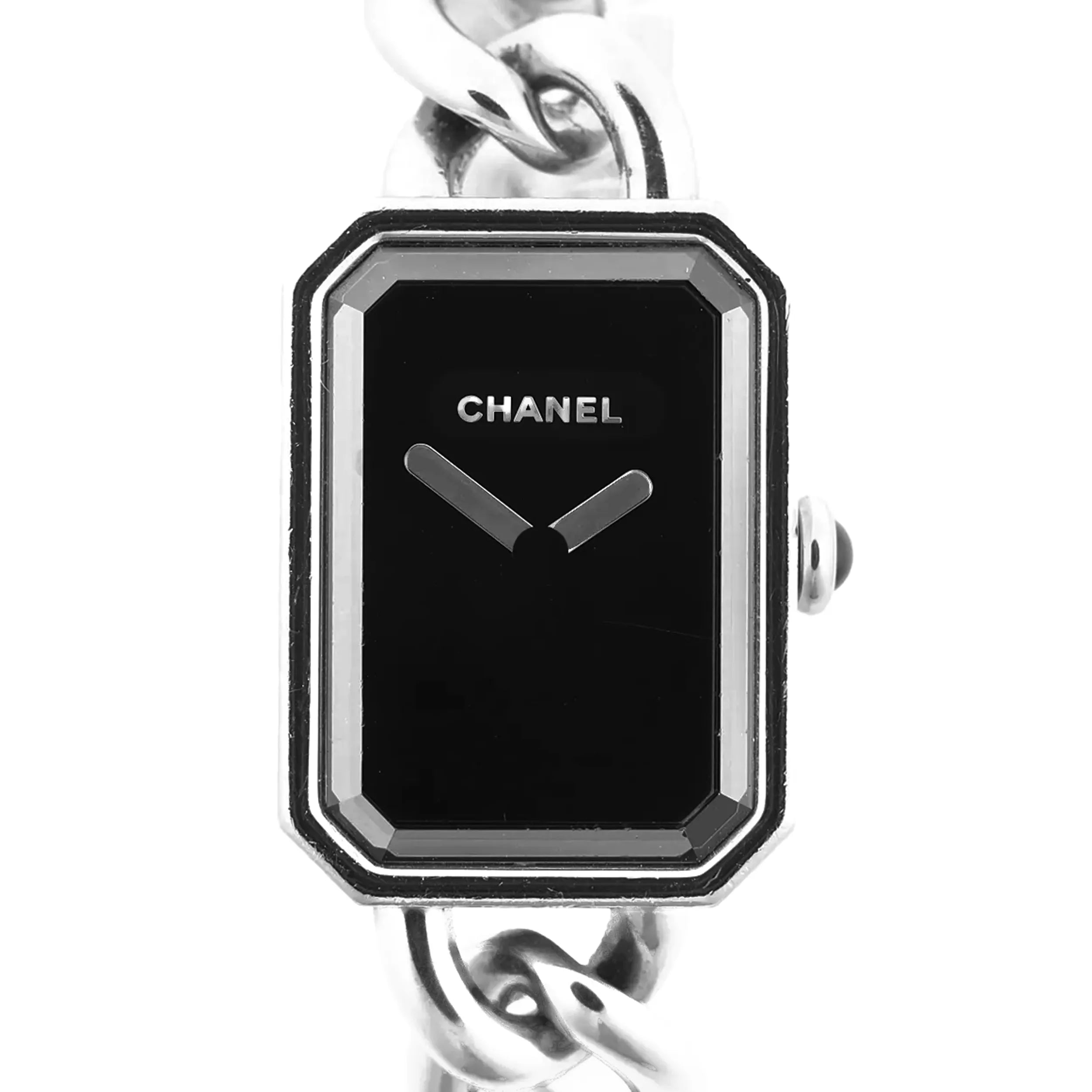 Chanel Premiere H3248 NQG70395 SS QZ Watch with Black Dial