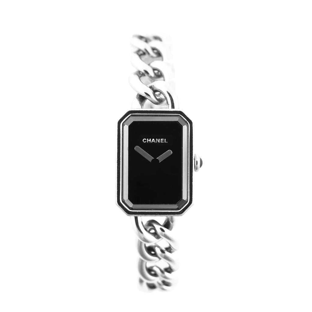 Chanel Premiere H3248 NQG70395 SS QZ Watch with Black Dial