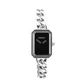 Chanel Premiere H3248 NQG70395 SS QZ Watch with Black Dial