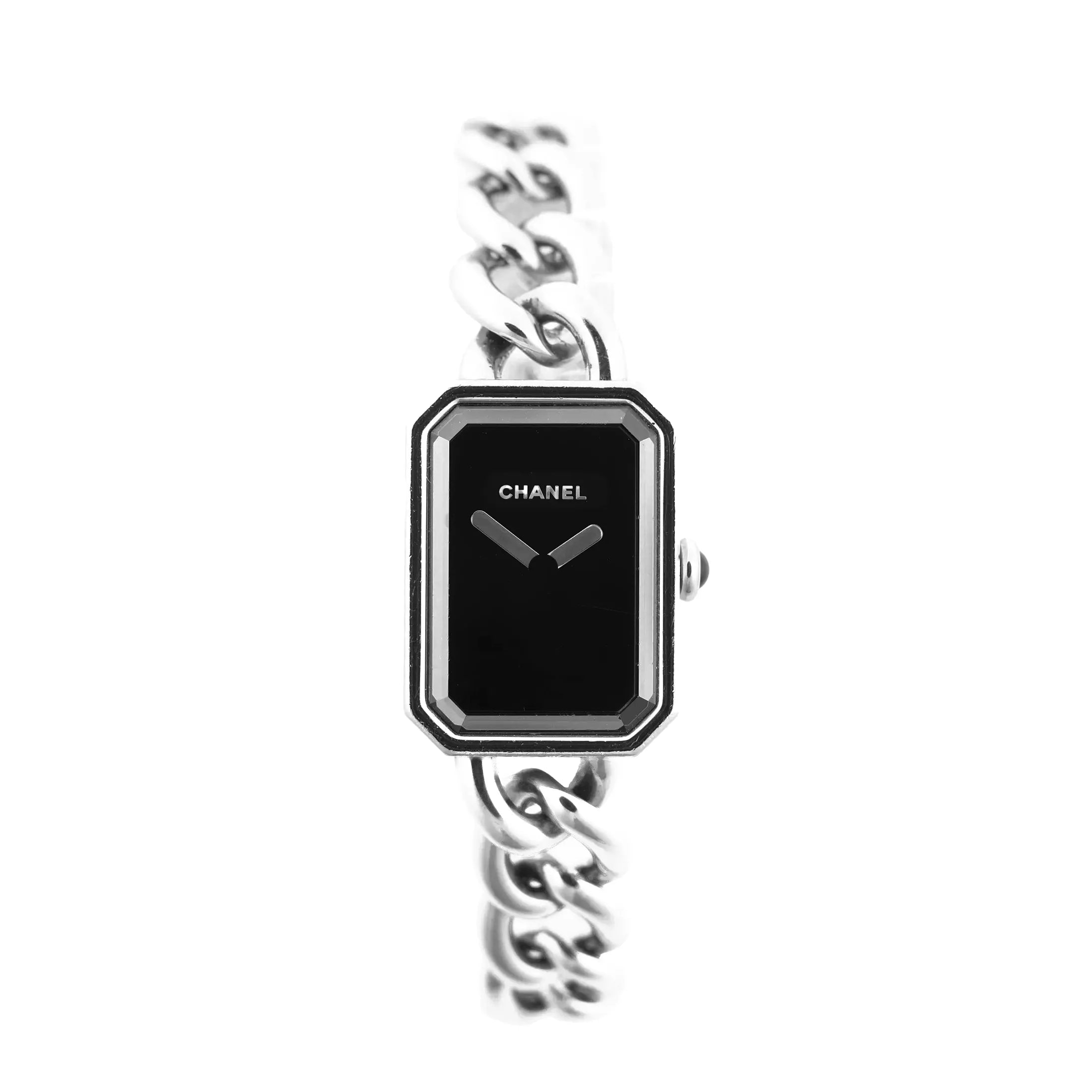 Chanel Premiere H3248 NQG70395 SS QZ Watch with Black Dial