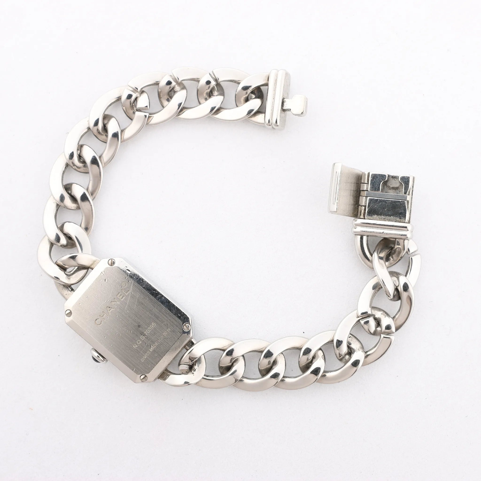 Chanel Premiere H3248 NQG70395 SS QZ Watch with Black Dial