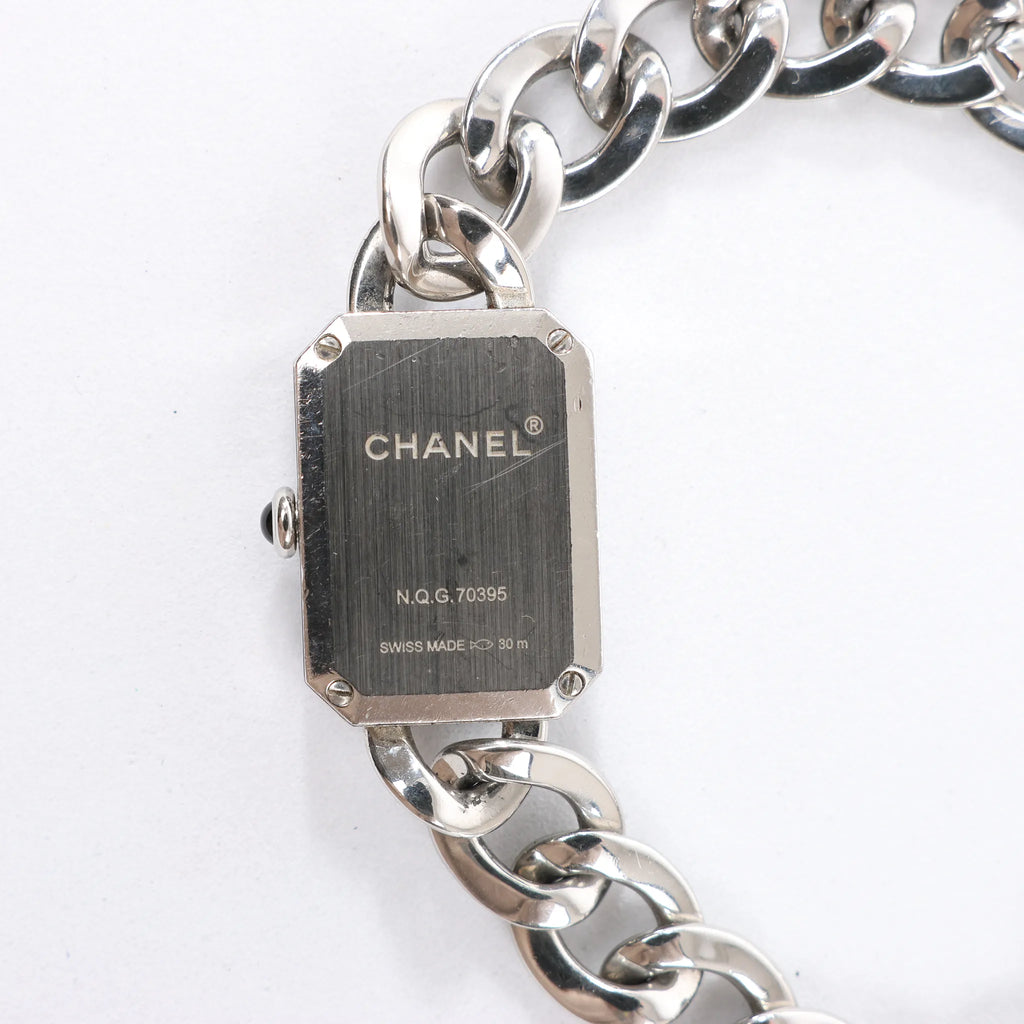 Chanel Premiere H3248 NQG70395 SS QZ Watch with Black Dial