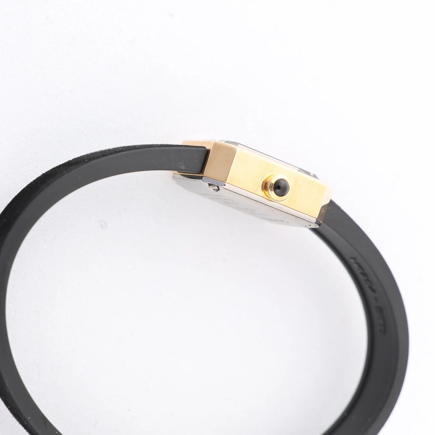 Chanel Premiere H6125 TI 750(YG) Rubber AT Black Dial Watch